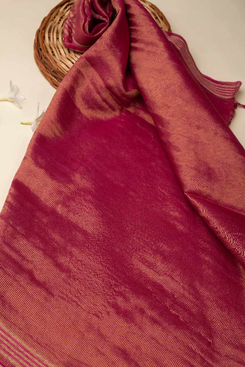 Image for Kusvaa Dup100 Utpalini Tissue Dupatta Side