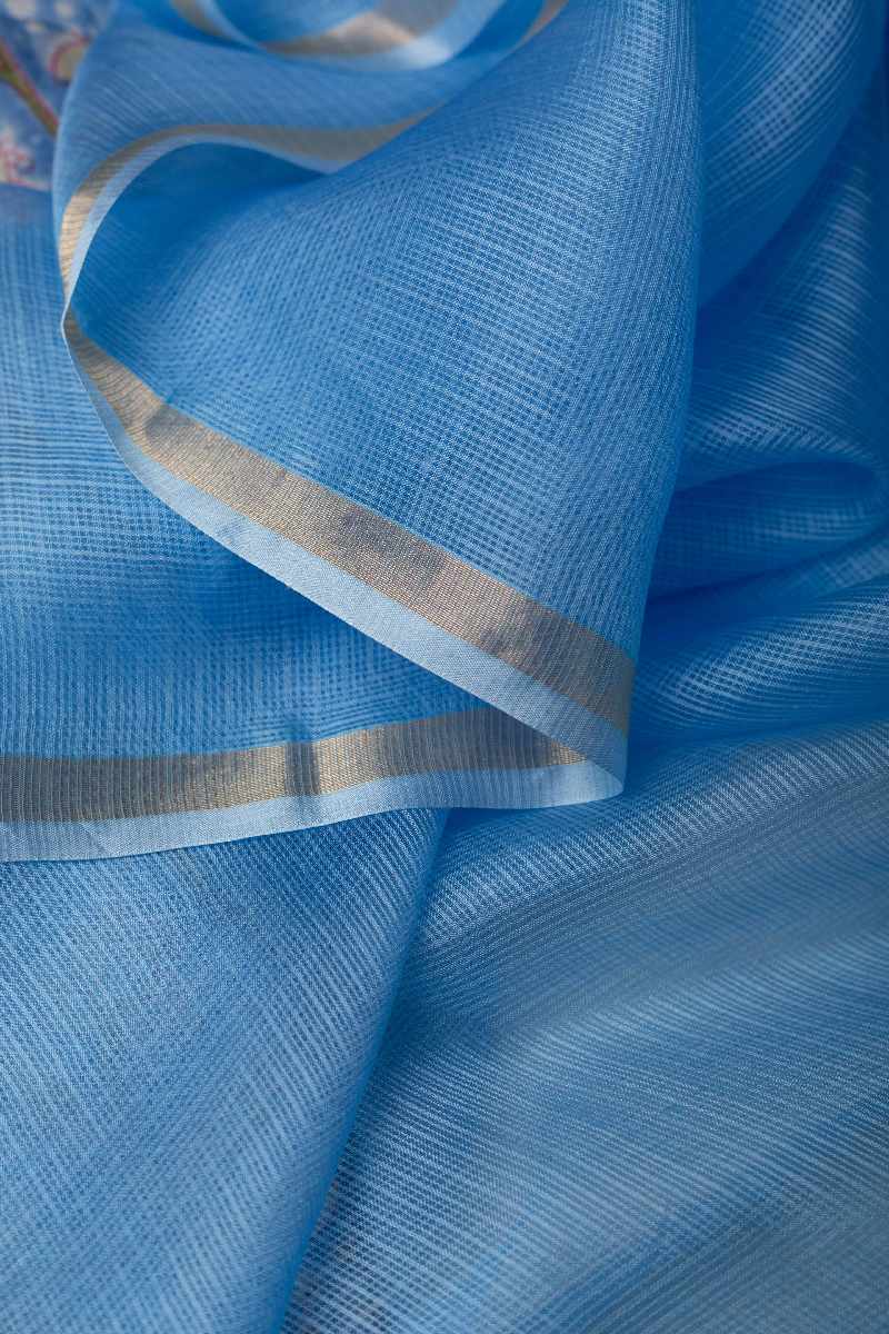 Image for Kusvaa Dup98 Jiyashree Kota Silk Dupatta Front