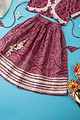 Image for Kusvaa Grw011 Siya Cotton Girls Skirt Top And Dupatta Set Front New