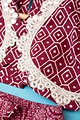 Image for Kusvaa Grw011 Siya Cotton Girls Skirt Top And Dupatta Set Sitting New
