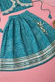 Image for Kusvaa Grw012 Bhanu Cotton Girls Skirt Top And Dupatta Set Closeup 3 New