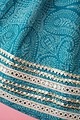 Image for Kusvaa Grw012 Bhanu Cotton Girls Skirt Top And Dupatta Set Pocket New