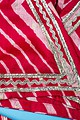 Image for Kusvaa Grw021 Akansha Muslin Girls Skirt Top And Dupatta Set Closeup 2 New