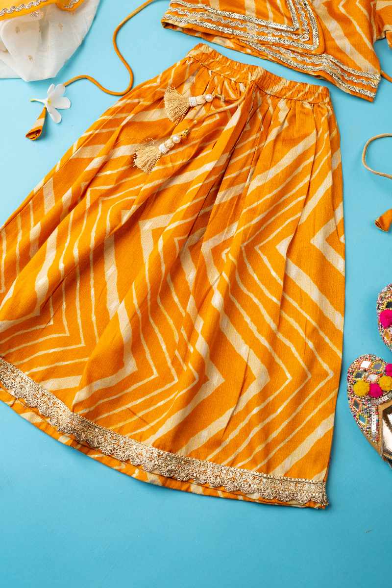 Image for Kusvaa Grw022 Darshna Muslin Girls Skirt Top And Dupatta Set Featured.jp