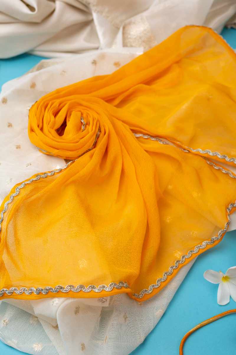 Image for Kusvaa Grw022 Darshna Muslin Girls Skirt Top And Dupatta Set Side