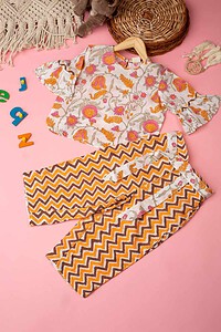 Image for Kusvaa Grw023 Rupashi Cotton Girls Top Pant Set Front
