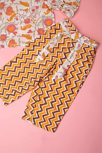 Image for Kusvaa Grw023 Rupashi Cotton Girls Top Pant Set Side