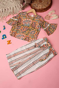 Image for Kusvaa Grw025 Raahi Cotton Girls Top Pant Set Featured