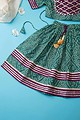 Image for Kusvaa Grw027 Divyami Cotton Girls Skirt Top And Dupatta Set Back