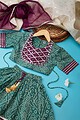 Image for Kusvaa Grw027 Divyami Cotton Girls Skirt Top And Dupatta Set Side