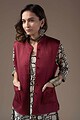 Image for Kusvaa Jak003 Vasiliki Quilted Sleeveless Reversible Silk Jacket Featured