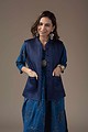 Image for Kusvaa Jak004 Myrto Quilted Sleeveless Reversible Silk Jacket Closeup 2