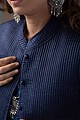 Image for Kusvaa Jak004 Myrto Quilted Sleeveless Reversible Silk Jacket Closeup