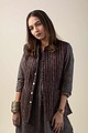 Image for Kusvaa Jak005 Akhila Quilted Sleeveless Reversible Silk Jacket Side