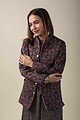 Image for Kusvaa Jak006 Shaleeni Quilted Full Sleeves Reversible Silk Jacket Pocket
