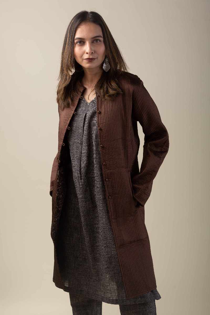 Image for Kusvaa Jak009 Monita Reversible Long Full Sleeves Jacket Back