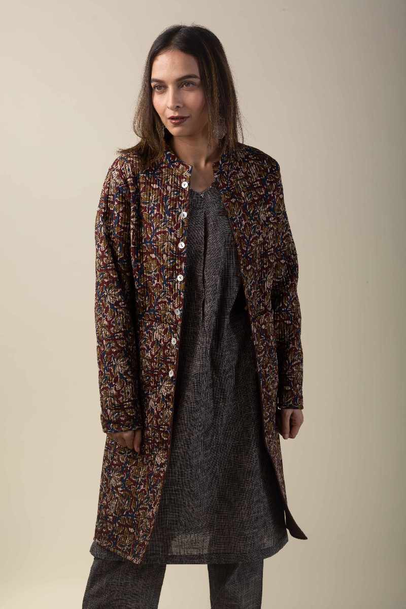 Image for Kusvaa Jak009 Monita Reversible Long Full Sleeves Jacket Pocket