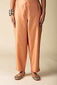 Image for Kusvaa Pnt005 Ujayati Viscose Silk Pant Deeppeach Featured