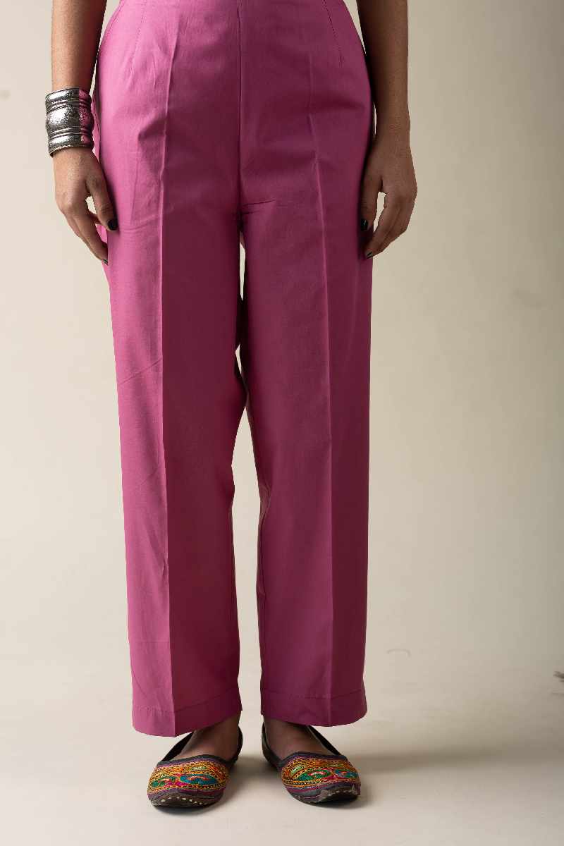 Image for Kusvaa Pnt006 Esha Cotton Poplin Pant Jamuni Sleeves
