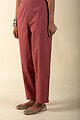 Image for Kusvaa Pnt006 Esha Cotton Poplin Pant Mauve Closeup