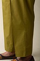 Image for Kusvaa Pnt006 Esha Cotton Poplin Pant Mehendigreen Back