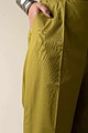 Image for Kusvaa Pnt006 Esha Cotton Poplin Pant Mehendigreen Sleeves