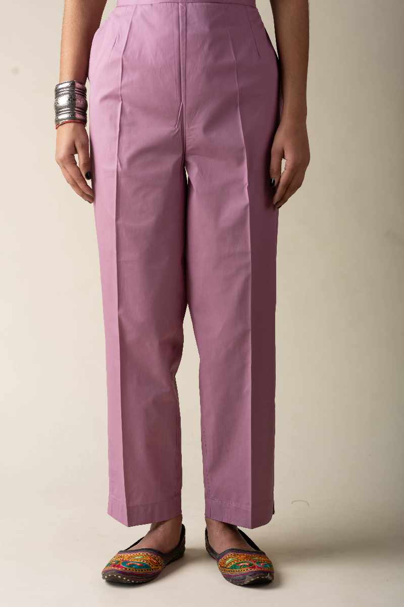 Image for Kusvaa Pnt006 Esha Cotton Poplin Pant Onionpink Featured