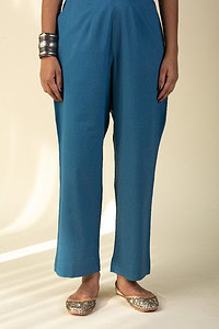 Image for Kusvaa Pnt006 Esha Cotton Poplin Pant Skyblue Featured