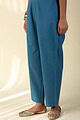 Image for Kusvaa Pnt006 Esha Cotton Poplin Pant Skyblue Front