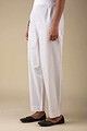 Image for Kusvaa Pnt006 Esha Cotton Poplin Pant White Front