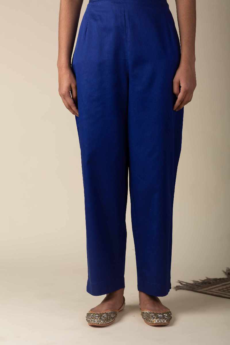 Image for Kusvaa Wkr025p Mrinalini Cotton Satin Pant Featured
