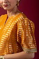 Image for Kusvaa Wkr026 Nandini Chanderi A Line Kurta Neck