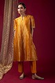 Image for Kusvaa Wkr026 Nandini Chanderi A Line Kurta Side