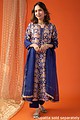 Image for Kusvaa Wkr028 Hyma Chanderi Straight Kurta Side New