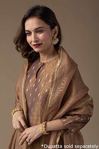 Image for Kusvaa Wkr030 Aadrika Tissue Straight Kurta Featured New