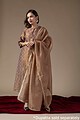 Image for Kusvaa Wkr030 Aadrika Tissue Straight Kurta Neck New