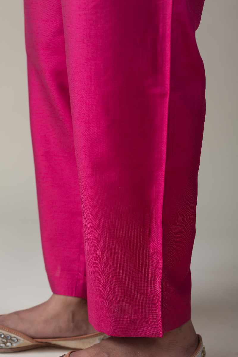 Image for Kusvaa Wkr031p Ekisha Cotton Silk Pant Closeup