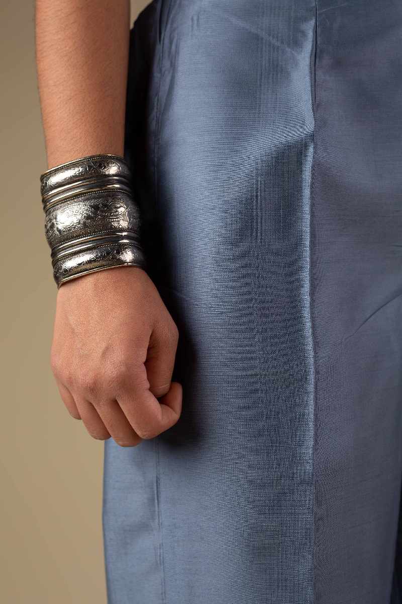 Image for Kusvaa Wkr034p Savya Viscose Silk Pant Side