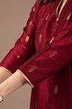 Image for Kusvaa Wkr035 Zayna Cotton Silk Kurta Closeup 2