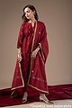 Image for Kusvaa Wkr035 Zayna Cotton Silk Kurta Front New