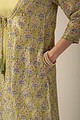 Image for Kusvaa Wkr036 Diyani Chanderi Straight Kurta Neck