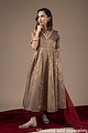 Image for Kusvaa Wkr038 Jiya Tissue A Line Kurta Neck