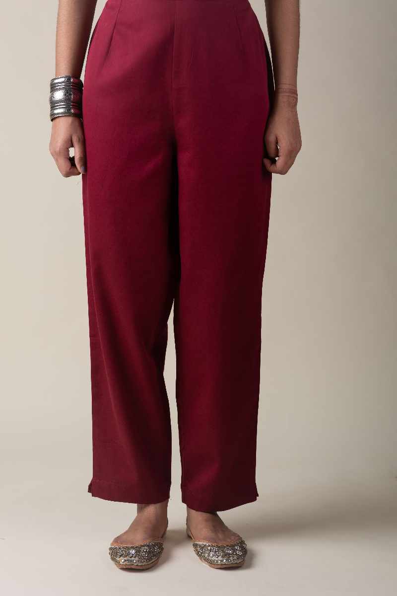 Image for Kusvaa Wkr038p Jiya Cotton Satin Pant Featured
