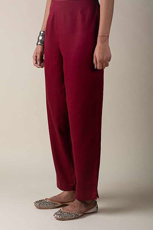 Image for Kusvaa Wkr038p Jiya Cotton Satin Pant Front