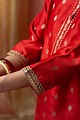 Image for Kusvaa Wkr039 Jiyani Chanderi Kurta Closeup 2