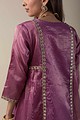 Image for Kusvaa Wkr040 Ritushri Tissue A Line Kurta Pocket