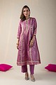 Image for Kusvaa Wkr040 Ritushri Tissue A Line Kurta Side