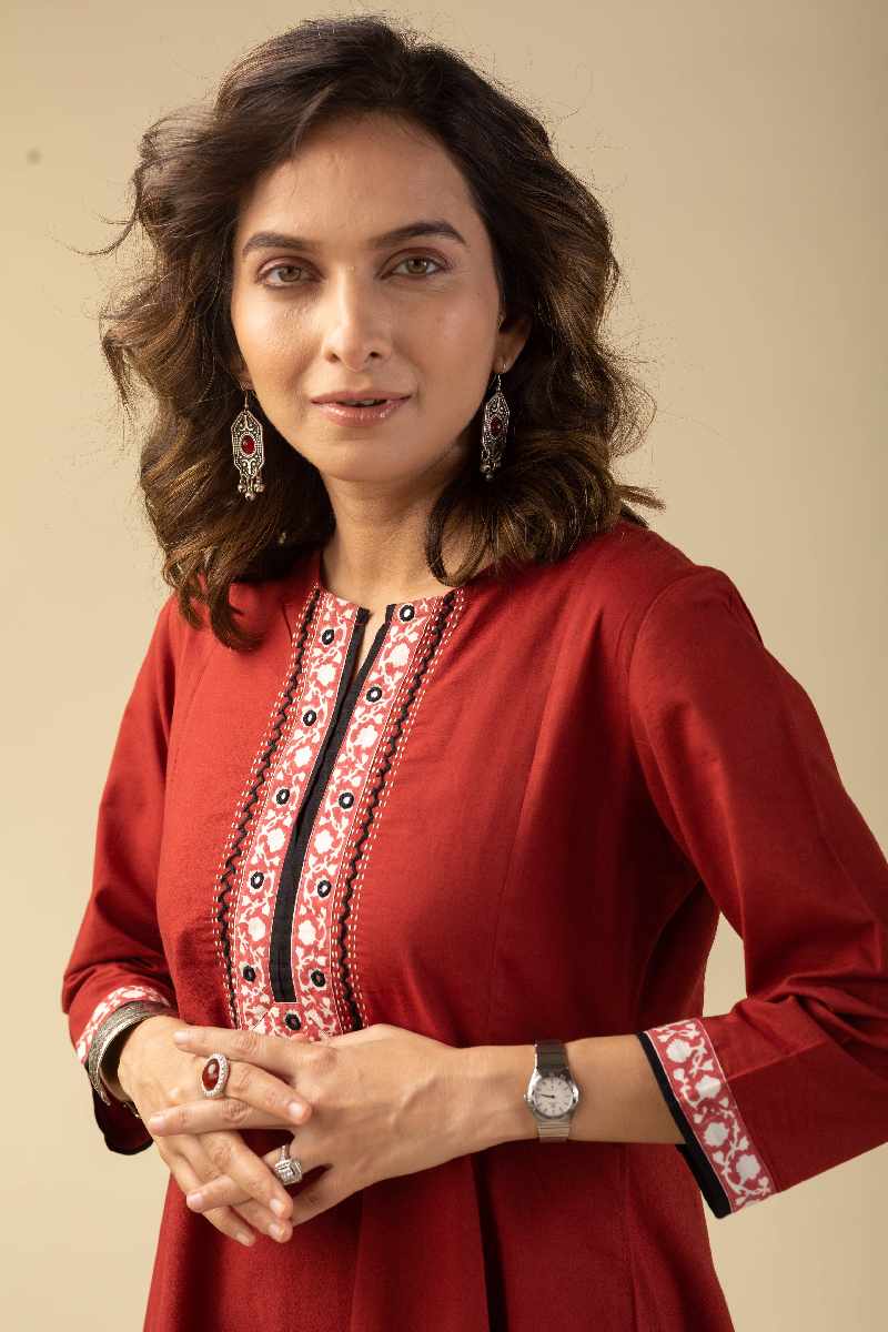 Image for Kusvaa Cood042 Lavali Cotton Kurta Pant Set Featured