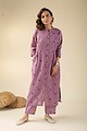 Image for Kusvaa Cood043 Aruni Handloom Cotton Co Ord Set Closeup 2