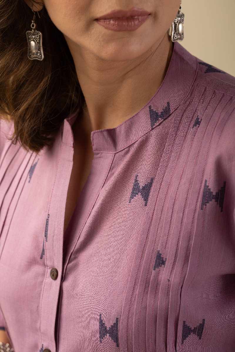 Image for Kusvaa Cood043 Aruni Handloom Cotton Co Ord Set Closeup